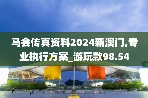 馬會(huì)傳真資料2024新澳門,專業(yè)執(zhí)行方案_游玩款98.54