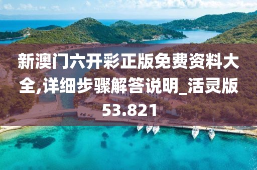 新澳門六開彩正版免費(fèi)資料大全,詳細(xì)步驟解答說明_活靈版53.821