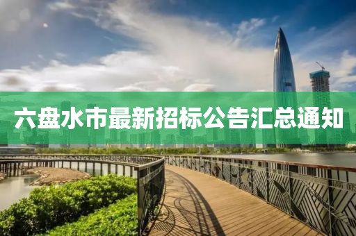六盤水市最新招標(biāo)公告匯總通知