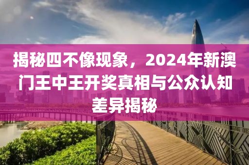 揭秘四不像現象，2024年新澳門王中王開獎真相與公眾認知差異揭秘