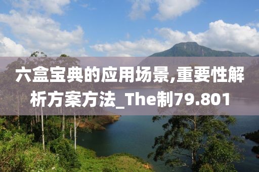 六盒寶典的應用場景,重要性解析方案方法_The制79.801