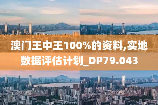 澳門王中王100%的資料,實地數據評估計劃_DP79.043