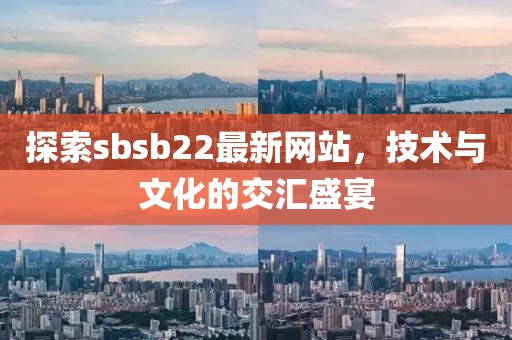 探索sbsb22最新網站,技術與文化的交匯盛宴