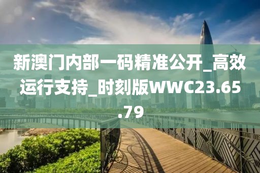新澳門內部一碼精準公開_高效運行支持_時刻版WWC23.65.79