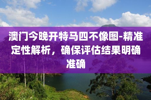 澳門今晚開特馬四不像圖-精準定性解析，確保評估結果明確準確