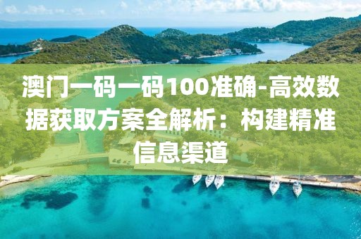 澳門一碼一碼100準確-高效數據獲取方案全解析：構建精準信息渠道