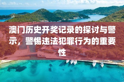 澳門(mén)歷史開(kāi)獎(jiǎng)記錄的探討與警示，警惕違法犯罪行為的重要性