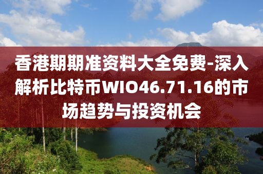 香港期期準資料大全免費-深入解析比特幣WIO46.71.16的市場趨勢與投資機會