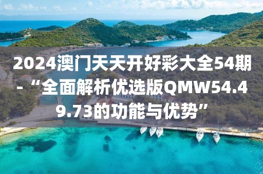 2024澳門天天開好彩大全54期-“全面解析優選版QMW54.49.73的功能與優勢”