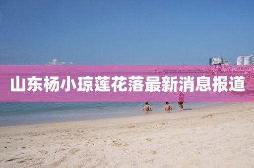 山東楊小瓊蓮花落最新消息報道