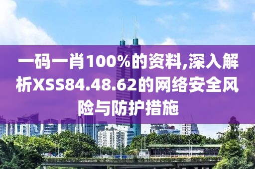 一碼一肖100%的資料,深入解析XSS84.48.62的網(wǎng)絡(luò)安全風(fēng)險(xiǎn)與防護(hù)措施