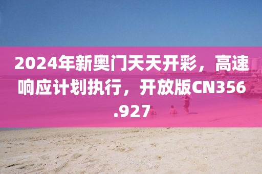 2024年新奧門天天開彩，高速響應計劃執行，開放版CN356.927