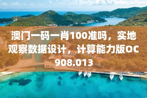 澳門一碼一肖100準嗎，實地觀察數據設計，計算能力版OC908.013