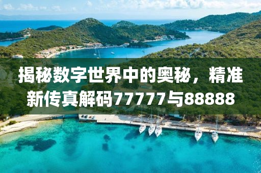 揭秘數(shù)字世界中的奧秘,精準新傳真解碼77777與88888