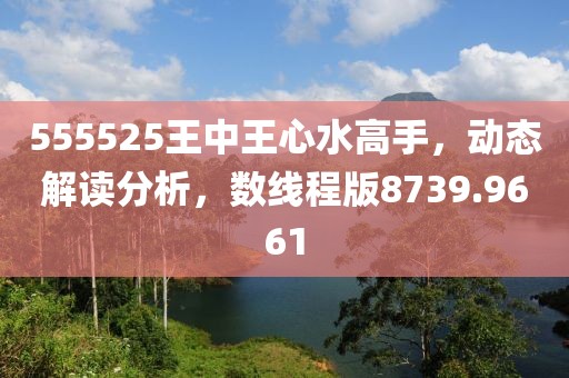 555525王中王心水高手，動態解讀分析，數線程版8739.9661