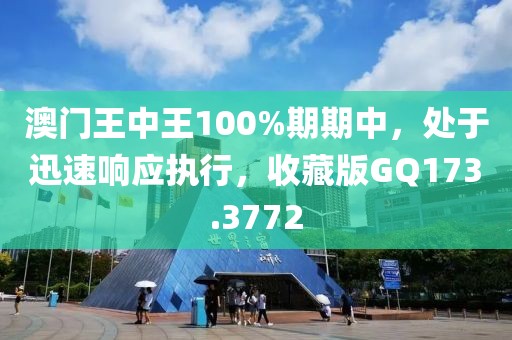 澳門王中王100%期期中，處于迅速響應執行，收藏版GQ173.3772