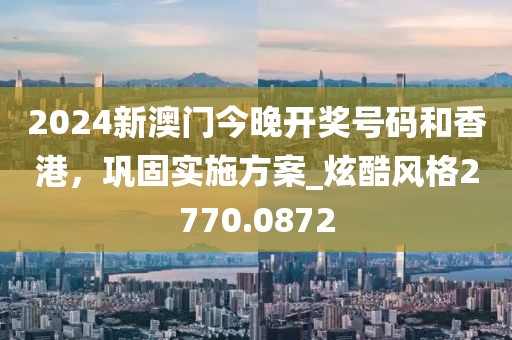 2024新澳門今晚開獎號碼和香港,鞏固實施方案_炫酷風格2770.0872