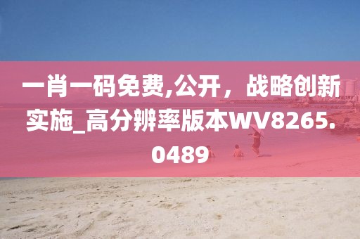 一肖一碼免費,公開，戰略創新實施_高分辨率版本WV8265.0489