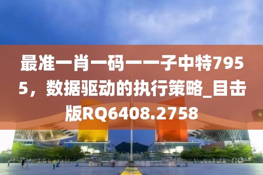 最準(zhǔn)一肖一碼一一子中特7955，數(shù)據(jù)驅(qū)動的執(zhí)行策略_目擊版RQ6408.2758