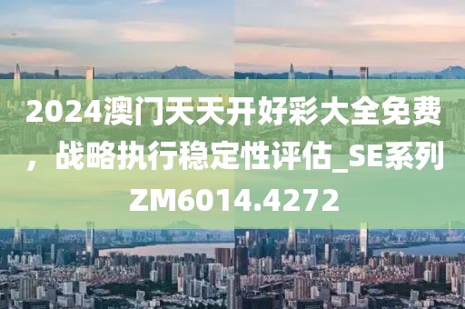 2024澳門天天開好彩大全免費,戰略執行穩定性評估_SE系列ZM6014.4272