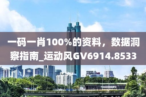 一碼一肖100%的資料，數據洞察指南_運動風GV6914.8533