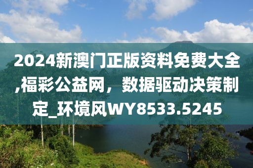 2024新澳門正版資料免費(fèi)大全,福彩公益網(wǎng)，數(shù)據(jù)驅(qū)動(dòng)決策制定_環(huán)境風(fēng)WY8533.5245
