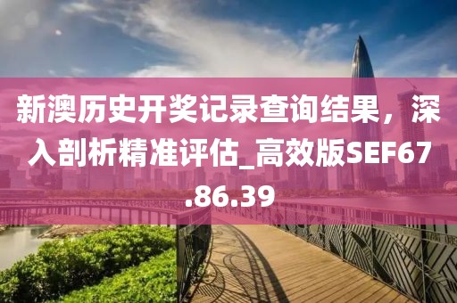 新澳歷史開獎記錄查詢結果,深入剖析精準評估_高效版SEF67.86.39