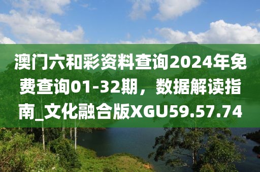 澳門六和彩資料查詢2024年免費查詢01-32期，數據解讀指南_文化融合版XGU59.57.74