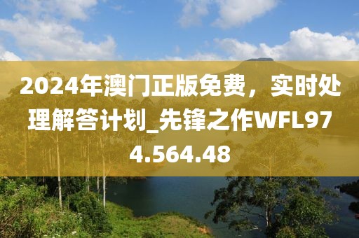 2024年澳門正版免費(fèi)，實(shí)時處理解答計劃_先鋒之作WFL974.564.48