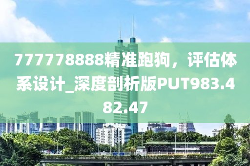 777778888精準跑狗，評估體系設計_深度剖析版PUT983.482.47