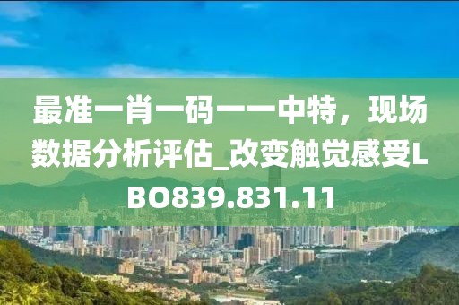 最準一肖一碼一一中特，現場數據分析評估_改變觸覺感受LBO839.831.11
