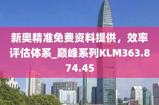 新奧精準免費資料提供,效率評估體系_巔峰系列KLM363.874.45