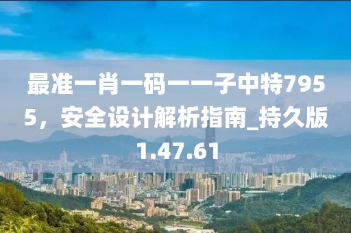 最準一肖一碼一一子中特7955，安全設計解析指南_持久版1.47.61