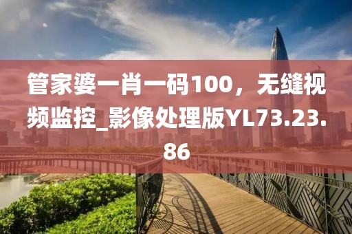 管家婆一肖一碼100,無縫視頻監控_影像處理版YL73.23.86