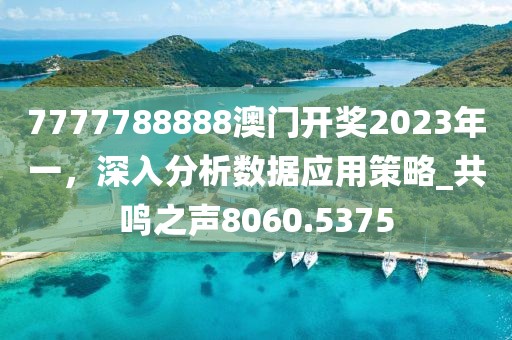 7777788888澳門開獎2023年一，深入分析數(shù)據(jù)應(yīng)用策略_共鳴之聲8060.5375