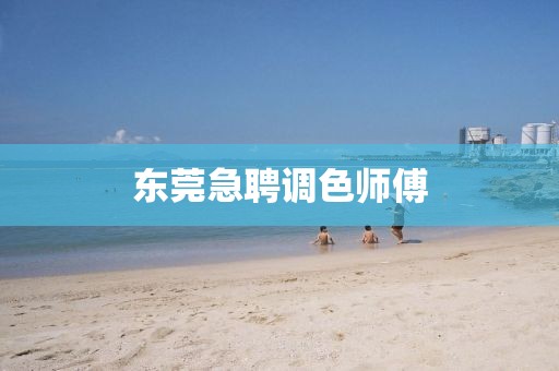 東莞急聘調(diào)色師傅