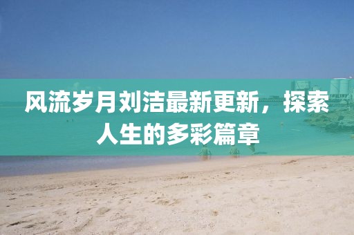 風(fēng)流歲月劉潔最新更新，探索人生的多彩篇章