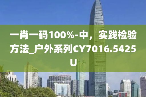 一肖一碼100%-中，實踐檢驗方法_戶外系列CY7016.5425U