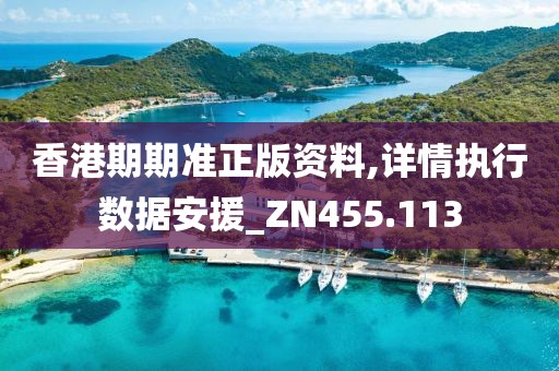 香港期期準正版資料,詳情執行數據安援_ZN455.113