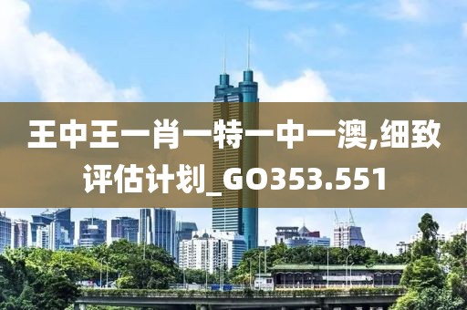 王中王一肖一特一中一澳,細致評估計劃_GO353.551