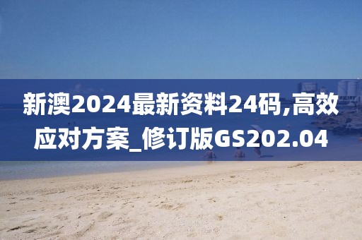 新澳2024最新資料24碼,高效應對方案_修訂版GS202.04