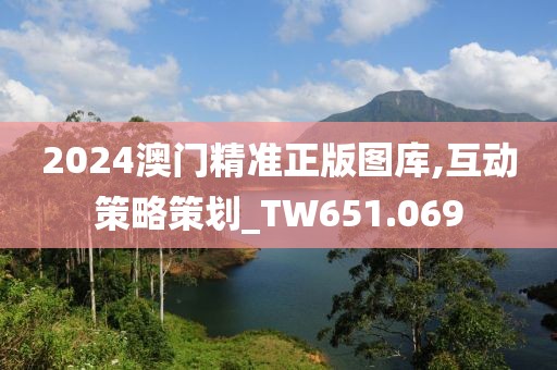 2024澳門精準正版圖庫,互動策略策劃_TW651.069