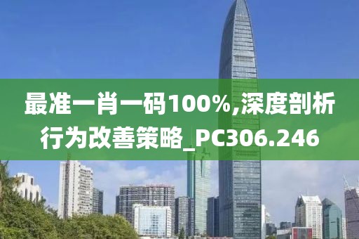 最準一肖一碼100%,深度剖析行為改善策略_PC306.246