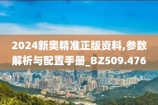 2024新奧精準正版資料,參數解析與配置手冊_BZ509.476