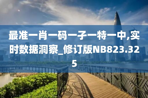 最準一肖一碼一孑一特一中,實時數據洞察_修訂版NB823.325