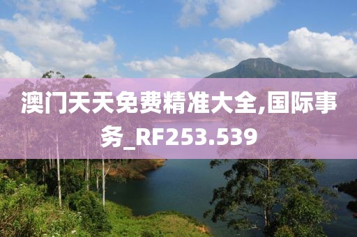 澳門天天免費精準大全,國際事務_RF253.539