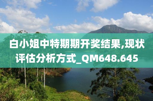 白小姐中特期期開獎結果,現狀評估分析方式_QM648.645