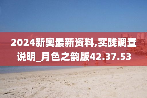 2024新奧最新資料,實踐調查說明_月色之韻版42.37.53