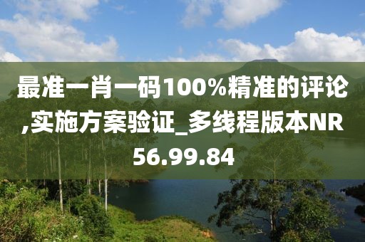 最準一肖一碼100%精準的評論,實施方案驗證_多線程版本NR56.99.84