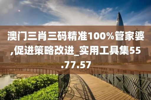 澳門三肖三碼精準100%管家婆,促進策略改進_實用工具集55.77.57
